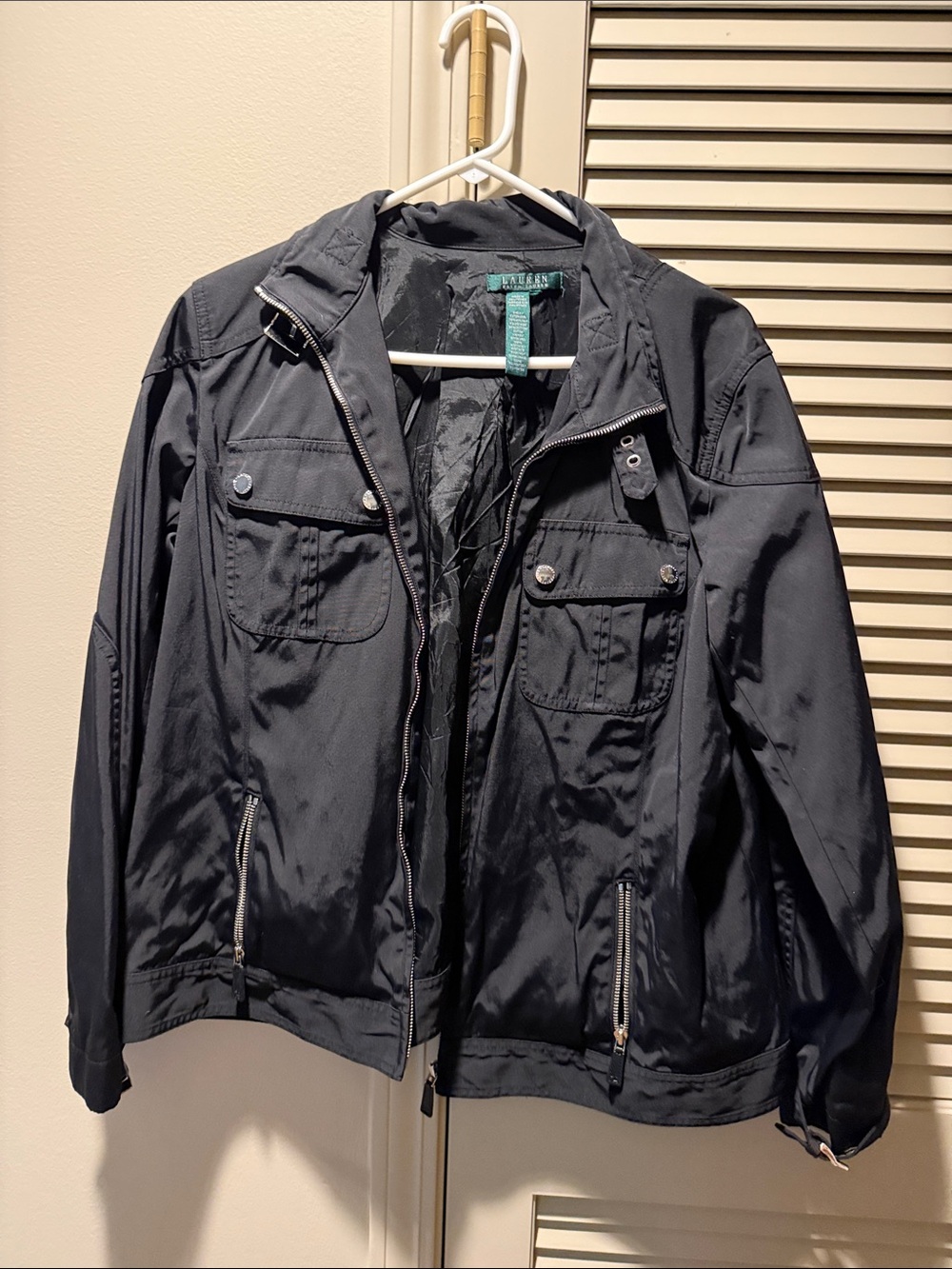 Polo by Ralph Lauren Black Military Field Jacket